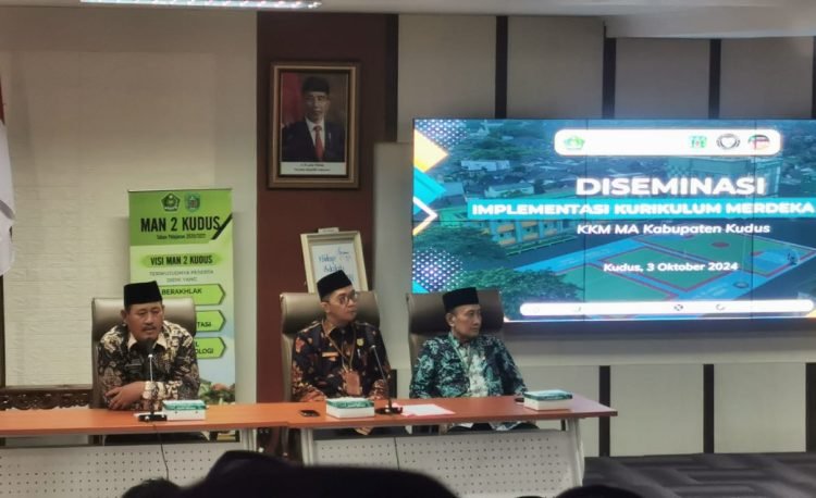 KKM Madrasah Aliyah Kabupaten Kudus Gelar Diseminasi Implementasi Kurikulum Merdeka